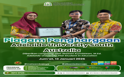 Pengakuan Internasional! MTs Modern Bani Adam Boyolali Raih Penghargaan dari Adelaide University Australia atas Riset Pembelajaran Digital