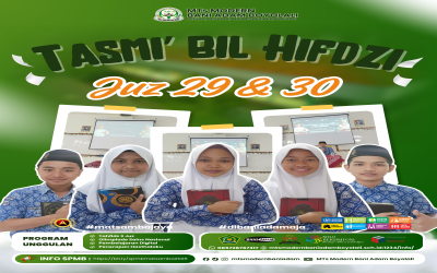 Mahkota Cahaya untuk Orang Tua: Syahdu Lantunan Ayat Suci dalam Tasmi’ Al-Qur’an Juz 29 & 30 MTs Modern Bani Adam